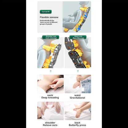 Massagestol 4D Pro+ Hvid med Varmeterapi og Stemmekontrol - Model M9 Hvid