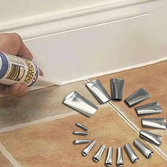 Fugedyser/fugespidser 14 dele - i rustfrit stål str. 5-35 mm