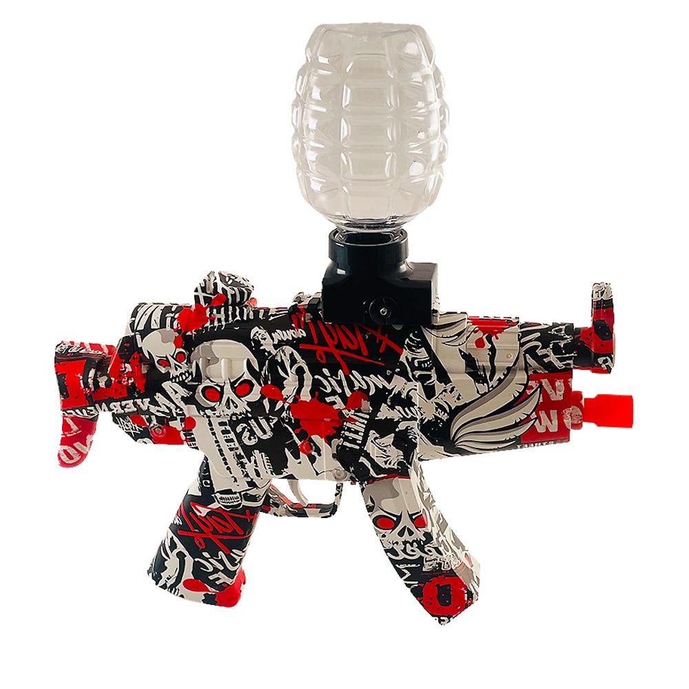 Gel Blaster Elektrisk Maskinpistol - inkl. gelékugler - rækkevidde på 20+ meter -