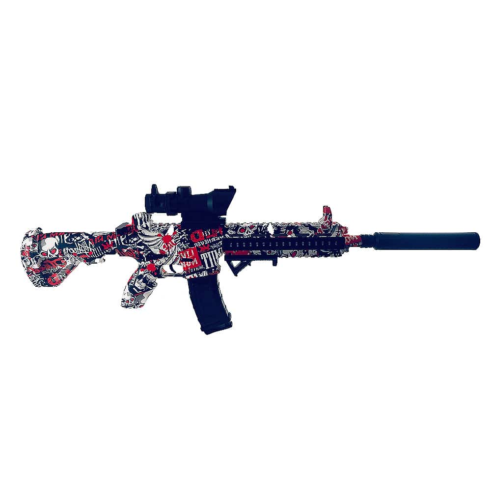 Gel Blaster Gevær - inkl. gelékugler - rækkevidde på 18+ meter -