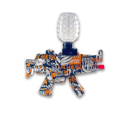 Gel Blaster Elektrisk Maskinpistol - inkl. gelékugler - rækkevidde på 20+ meter - (Ekstra stort batteri)