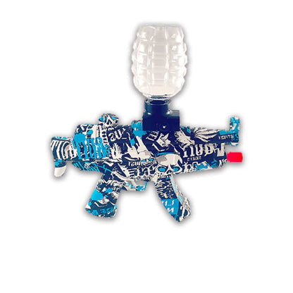 Gel Blaster Elektrisk Maskinpistol - inkl. gelékugler - rækkevidde på 20+ meter - (Ekstra stort batteri)