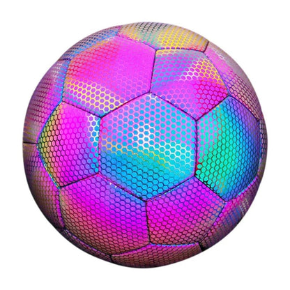 Reflekterende fodbold - størrelse 4 og 5 -