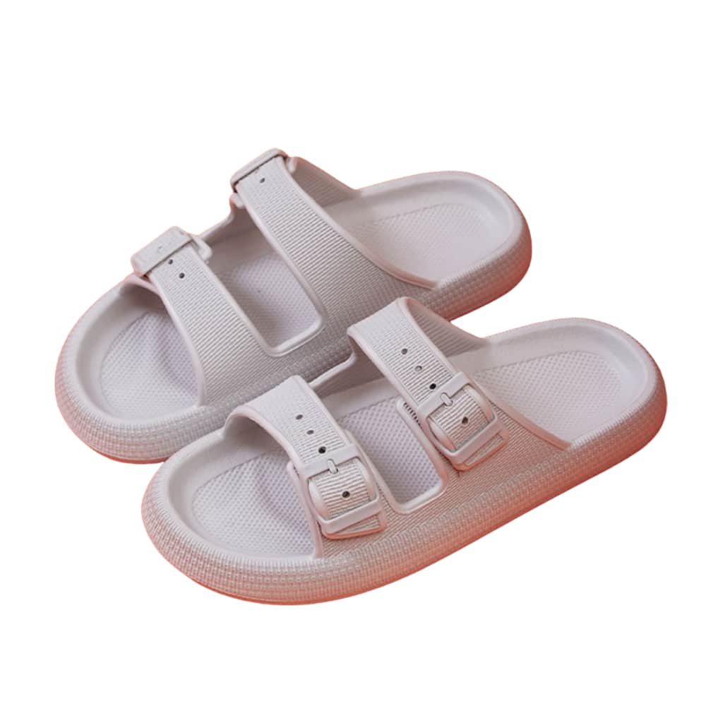 Slippers / Tøfler m/Spænde - Bløde &amp; Skridsikre i flere flotte farver (kendt som Happy Flops)