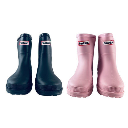 Sorte og pinke gummistøvler til alle vejrforhold
