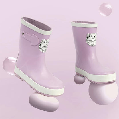 Sikre skridsikre såler på børne gummistøvler