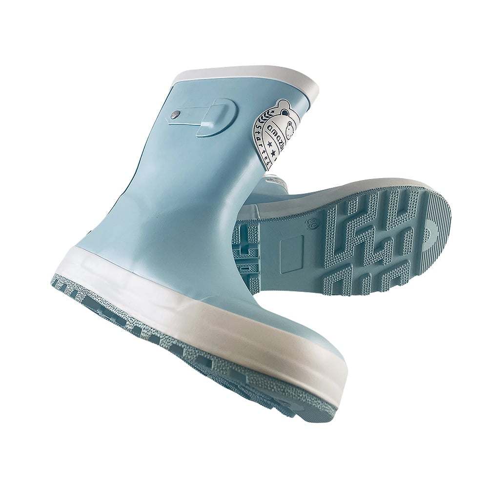 Charmerende børne gummistøvler i himmelblå