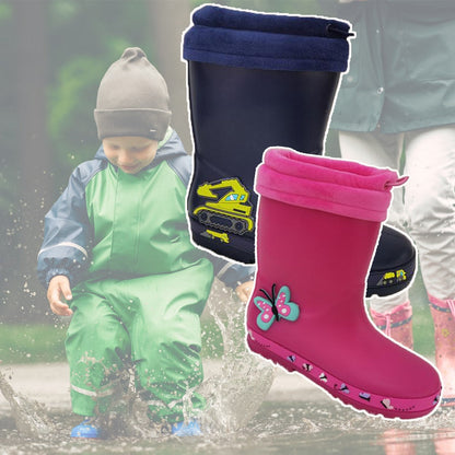 Børne Gummistøvler Røde eller Mørke Blå