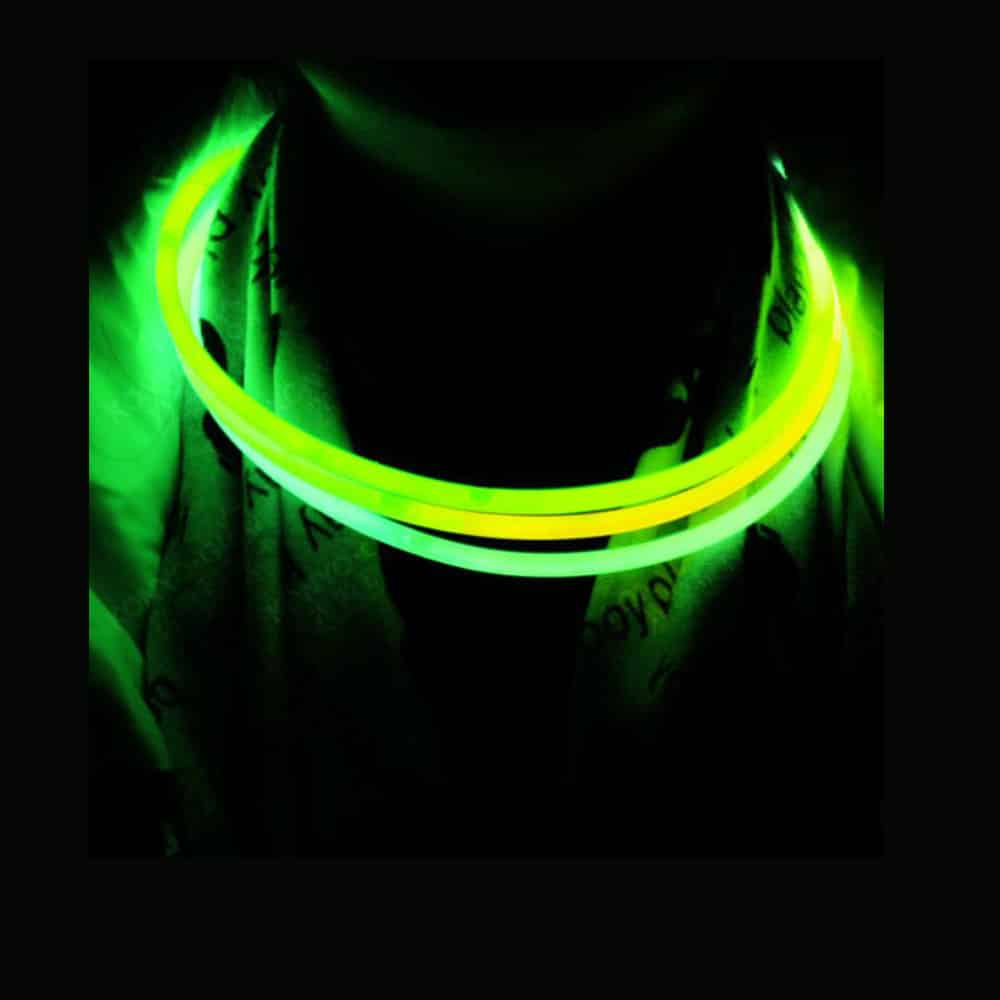 Selvlysende Halskæde Tri-color (50 stk), 5 x 580 mm