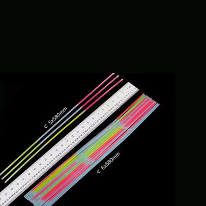 Selvlysende Halskæde Tri-color (50 stk), 5 x 580 mm