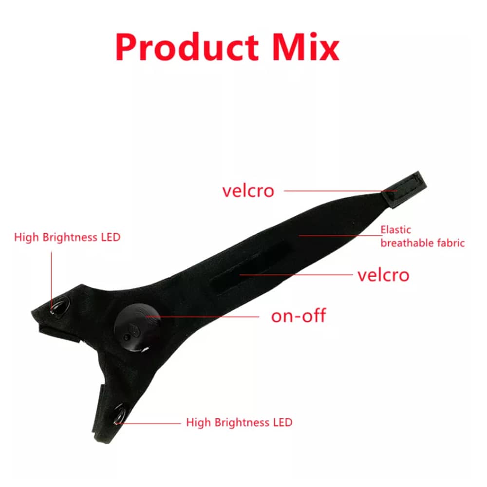 Handsker med indbygget LED-lys