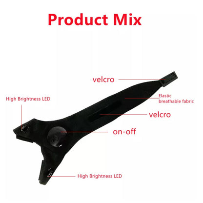 Handsker med indbygget LED-lys