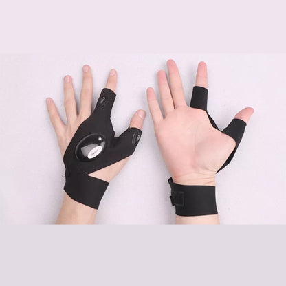 Handsker med indbygget LED-lys