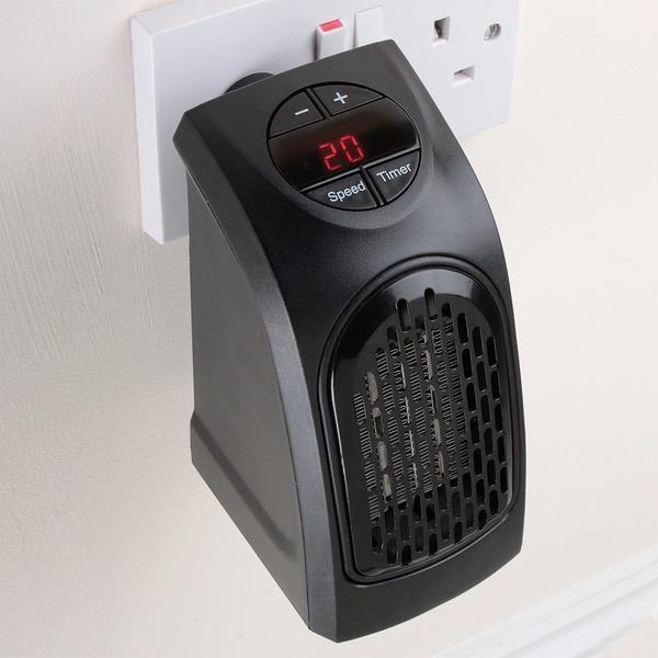 Varmeblæser (400W) til stikkontakt - Handy Heater