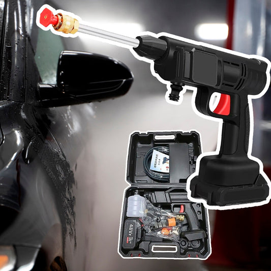 Højtryksrenser transportabel - 24 bar m/batteri inkl. oplader og fin kuffert