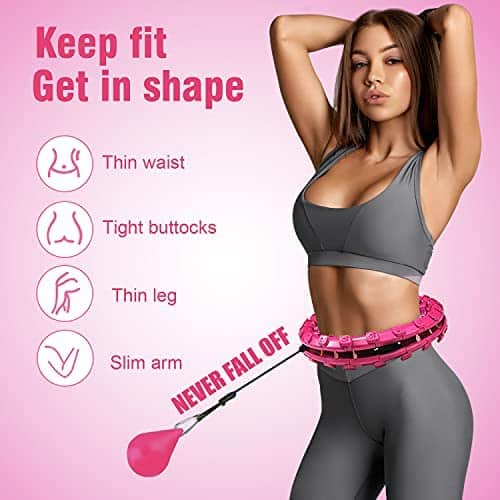Hulahopring Trænings/fitness model (justerbar m/vægt)