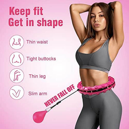 Hulahopring Trænings/fitness model (justerbar m/vægt)