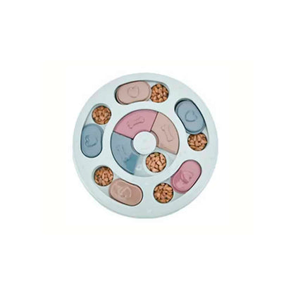 Interaktivt Rundt Hundepuslespil