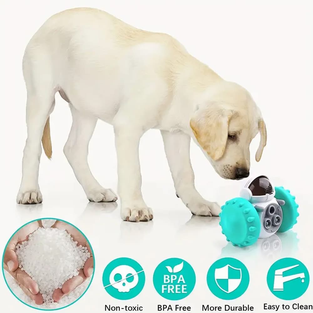 Interaktiv Robot Foderdispenser – Sjov for både hunde og katte!