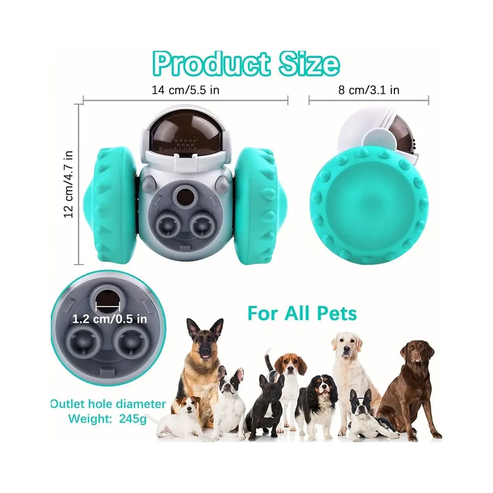 Interaktiv Robot Foderdispenser – Sjov for både hunde og katte!