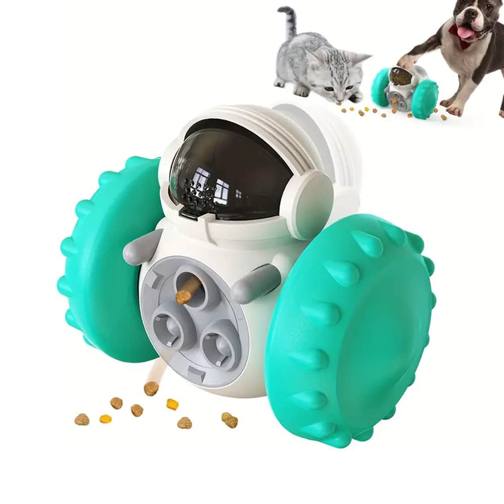 Interaktiv Robot Foderdispenser – Sjov for både hunde og katte!