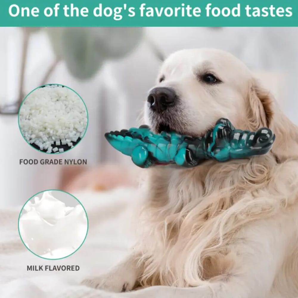 Krokodille Tyggelegetøj til Hunde – Ekstremt Holdbart og Tandrensende