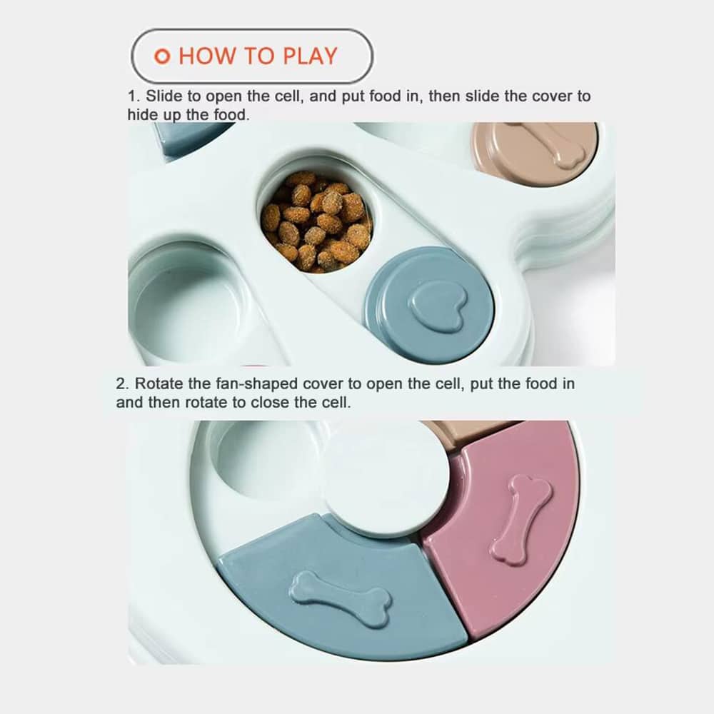 Interaktivt Foder-Puslespil til Hunde