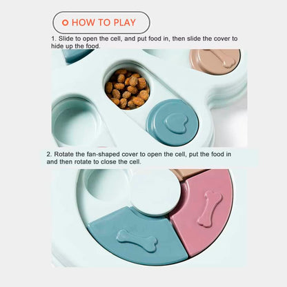 Interaktivt Foder-Puslespil til Hunde