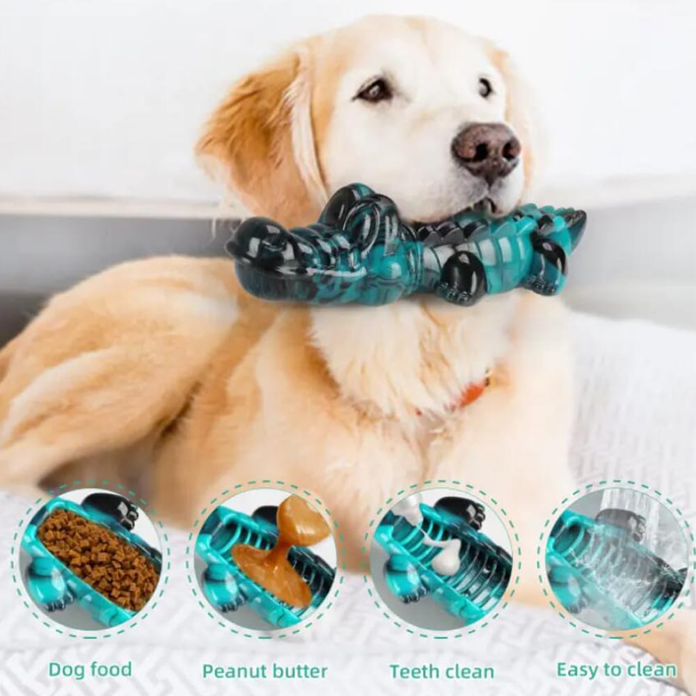 Krokodille Tyggelegetøj til Hunde – Ekstremt Holdbart og Tandrensende