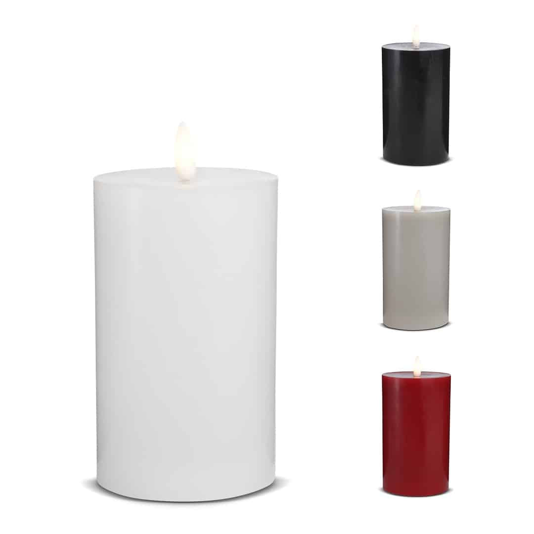 LED Stearinlys - 1 stk. - ø7