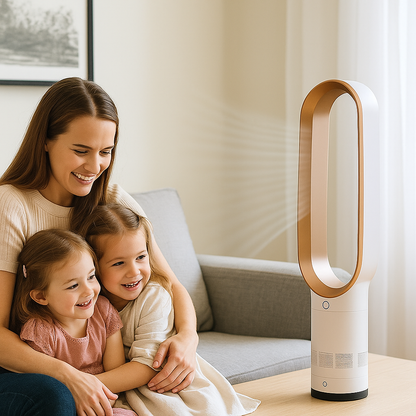 Luftblæser/Vifte uden roterende blade