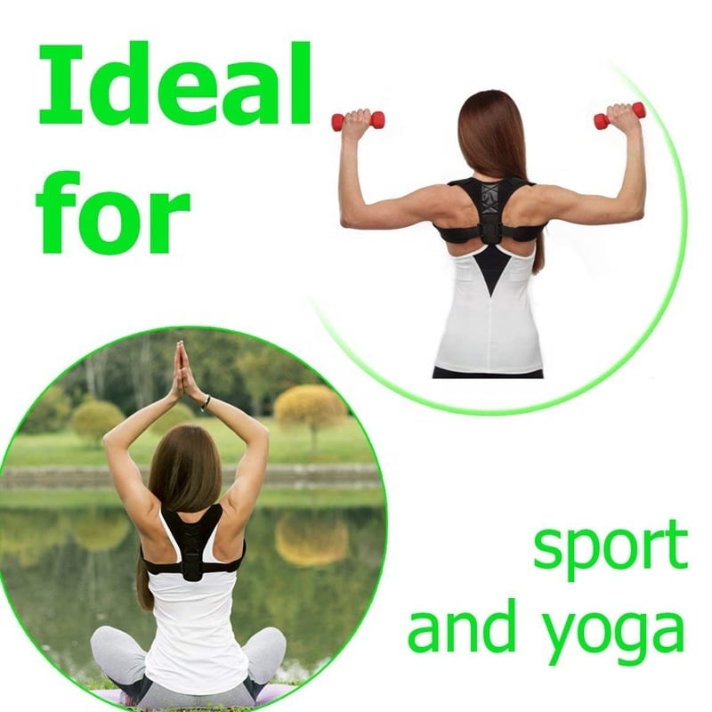 Holdningskorrigerende vest - støtte til ryg og skuldre