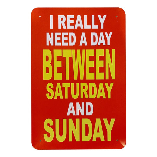 Metalskilt - I Really