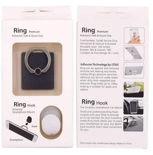 Universal Ring Holder til Smartphone/Tablet