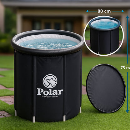 Isbad - Polar Recovery Deluxe Ø 80 cm m/termolåg