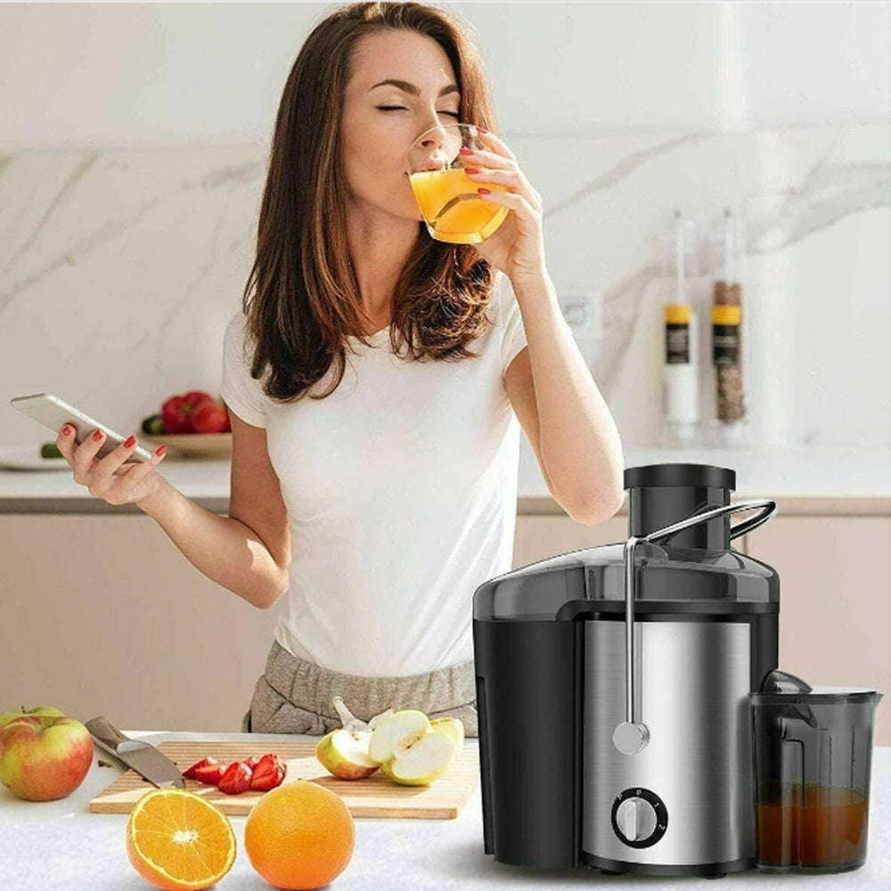 Juicepresser med kande 800W (1.25 liter frugtkøds beholder)