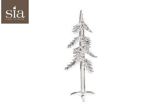 Glas juletræ ( 22. cm. ) fra Sia Home Fashion