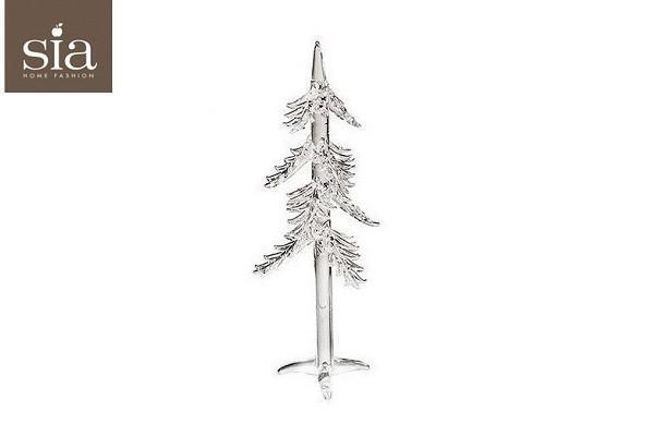 Glas juletræ ( 22. cm. ) fra Sia Home Fashion