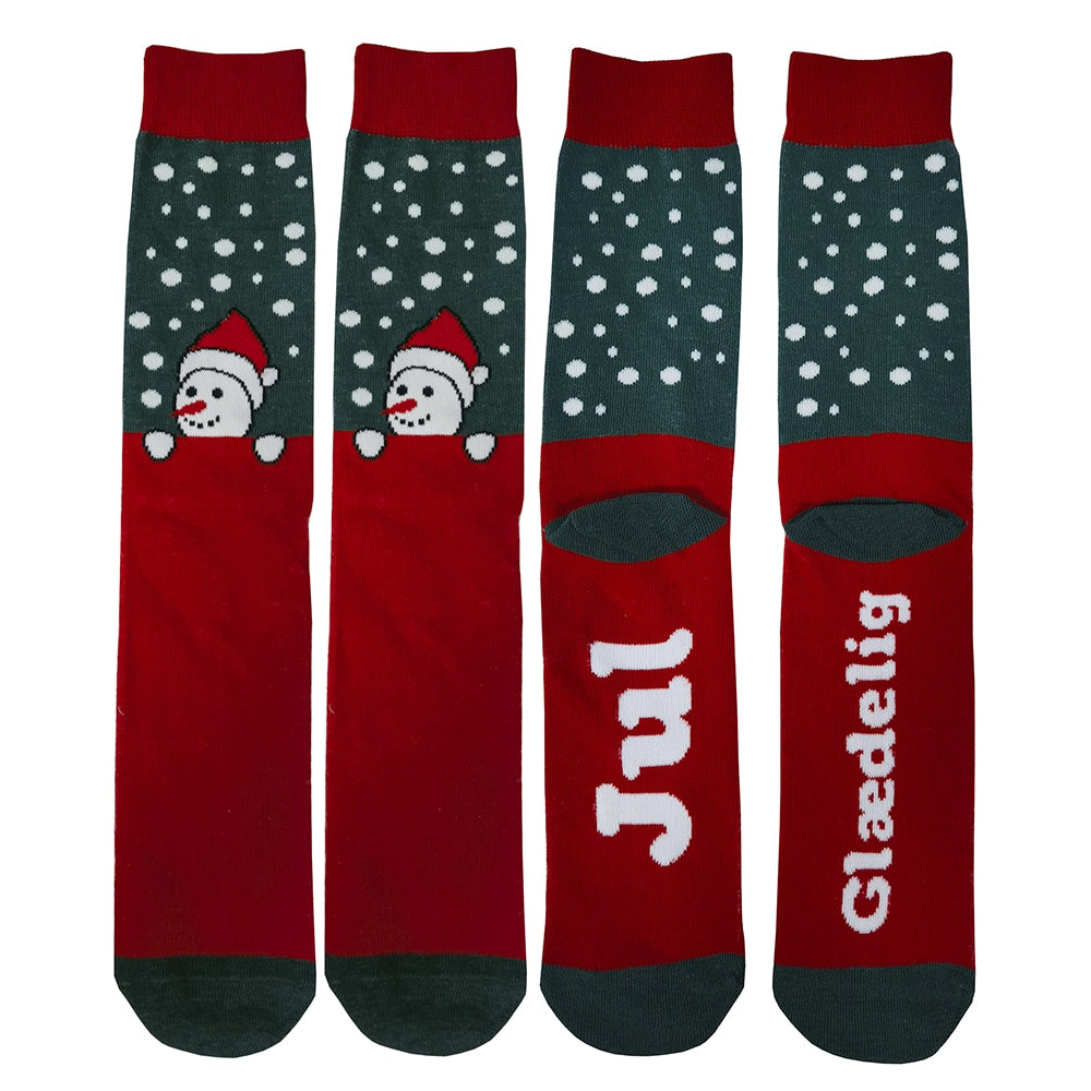 Julestrømper 5 par i forskellige motiver og farver