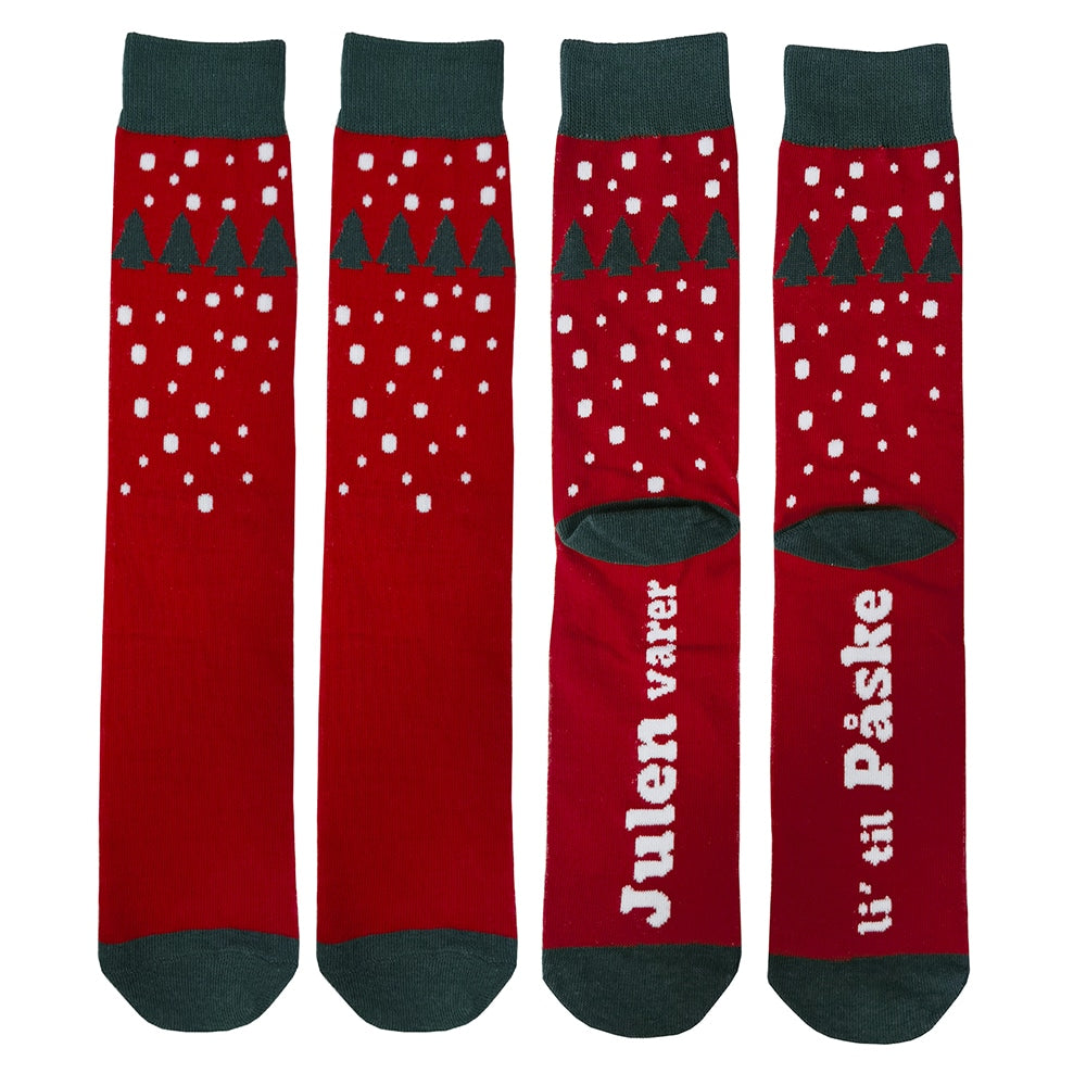 Julestrømper 5 par i forskellige motiver og farver