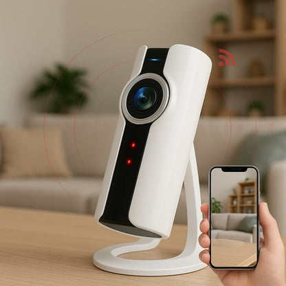 WiFi IP Overvågningskamera med 360° visning og 2-vejs lyd