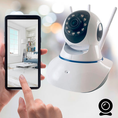 Overvågning IP kamera m/nattesyn, tilt funktion &amp; Wifi