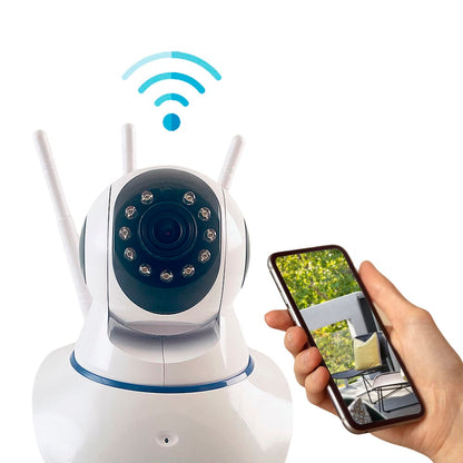 Overvågning IP kamera m/nattesyn, tilt funktion &amp; Wifi