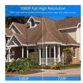 WiFi IP Overvågningskamera HD m. tilt funktion, nattesyn, bevægelsesdetektion, 2-vejs lyd, vandtæt