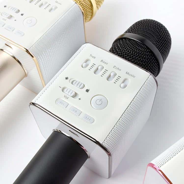 Karaoke Mikrofon Bluetooth med Højttaler