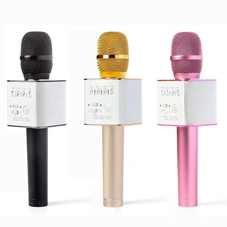Karaoke Mikrofon Bluetooth med Højttaler