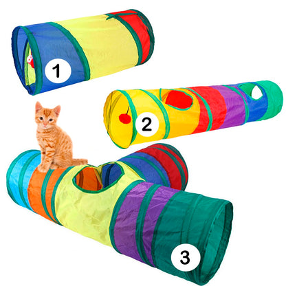 Kattetunnel med stabil form - 3 forskellige størrelser -