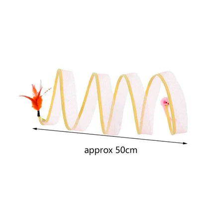 Kattetunnel med mus og klokke