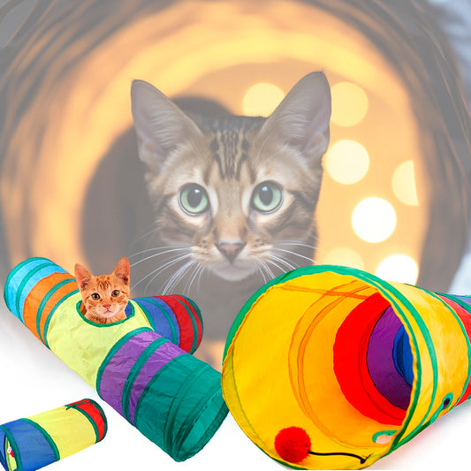 Kattetunnel med stabil form - 3 forskellige størrelser -