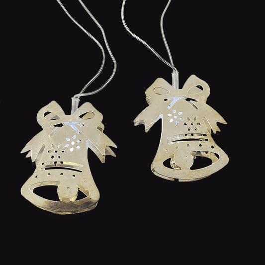 LED-Lyskæde m/klokker Guld 20 stk (3